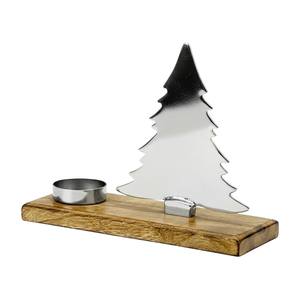 Latest Design <b>Christmas</b> Deer <b>Christmas</b> <b>Tree</b> Wood And Gold Metal Candle <b>Holder</b> Table Decoration Tea Light <b>Holder</b> For Home Decor - Product Image 2