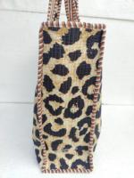 Haute qualité Vintage imprimé à la main coton matelassé sac fourre-tout pour les femmes grande capacité impression Shopping voyage épaule fourre-tout