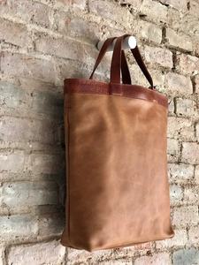 Sacs à main fourre-tout en cuir pour femmes de luxe personnalisables AV-0029 en cuir véritable - Product Image 3