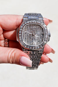 <b>Skeleton</b> Moissanite <b>Watches</b> | VVS Luxury Presidential Style | Iced Out Wholesale Supply - Product Image 4