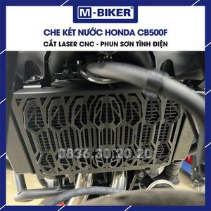 Accessoires pour moto CB500F - Peinture électrostatique 2 mm d'épaisseur, marque M-Biker, cache de radiateur (matériau Thp Tm Cht Lng Cao) - Product Image 6