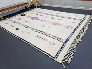 พรมขนนุ่มแบบถักมือพรมขนสัตว์ถักมือพรมขนสัตว์แบบผูกปมมือพรมขนสัตว์ - Product Image 3