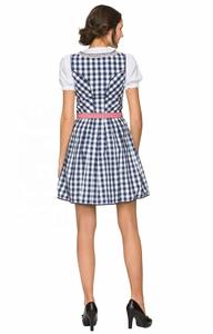 Vestido de mujer mixto de algodón y poliéster de alta calidad bordado de color rosa a medida Dirndl de embalaje privado para chicas alemanas - Product Image 4