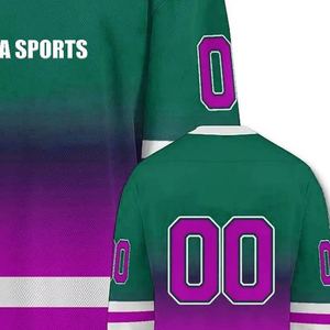 Camisetas de hockey personalizadas de primera calidad, ropa Vintage de hockey sobre hielo, letras y números cosidos - Product Image 5