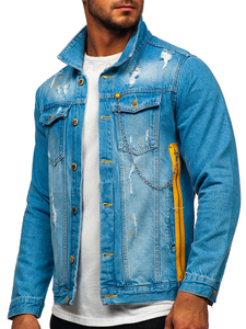 High Quality Unisex Denim <b>Jacket</b> Custom Logo Embroidered Jeans Coat Fashion Street Style Outerwear Bulk Supply Factory Direct - Product Image 1