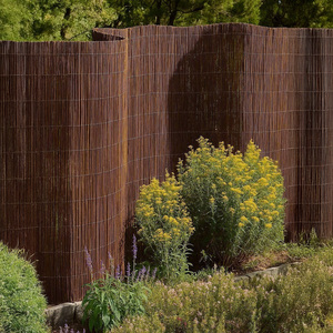 Schermo per la privacy in vimini naturale leggero, rotolo da 5 x 2 metri - Product Image 5