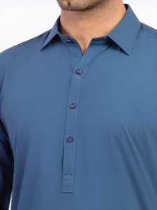 Vêtements de travail pour hommes pakistanais, salwar kameez, tenue traditionnelle musulmane, coupe régulière pour le bureau, formel et pour l'Aïd - Product Image 3