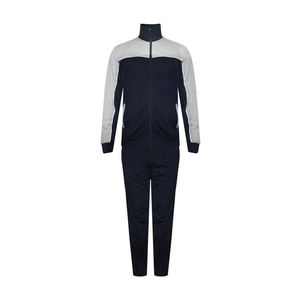 2022 nouveau survêtement de jogging à rayures réfléchissantes en nylon de marque privée personnalisée pour hommes ensemble 2 pièces avec fermeture à glissière tissé style décontracté - Product Image 6