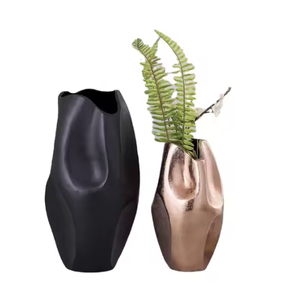 Vente chaude accrocheur fini en aluminium Vase à fleurs Pots de fleurs pour la décoration de Table de bureau prix de gros vente chaude - Product Image 6