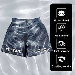 Pantalones Cortos de Lana para Hombre de Alta Calidad con Estampado por Transferencia Térmica, de Secado Rápido, Estilo Urbano, Personalizados con Cordón de Poliéster/Algodón - Product Image 2