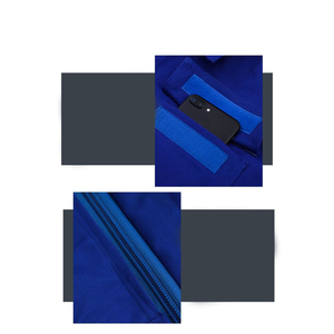 Ensemble de salopettes d'atelier pour hommes Uniforme de réparation de mécanicien soudeur intégré à manches longues Combinaison de sécurité durable avec impression personnalisée et logo - Product Image 6