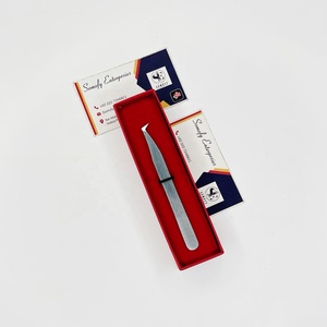 Pinces à extensions de cils, nouvelle conception de pointe avec manche uni finition mate, gamme complète, meilleure qualité, acier inoxydable japonais - Product Image 3