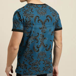 เสื้อยืดโพลีเอสเตอร์ออกแบบได้ตามต้องการสำหรับผู้ใหญ่ผู้ชายขนาดต่ำ - Product Image 3