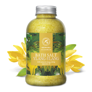 Aromatika Ylang-Ylang Crystal Sal Marina Natural 600g para Baño con Extracto de Rosa Rejuvenecedor para una Relajación Profunda Cuidado Corporal - Product Image 1