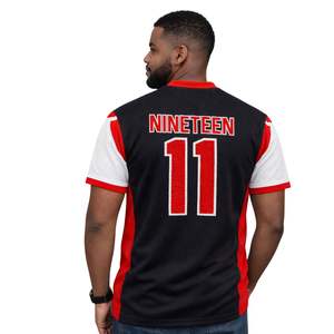 Camiseta de Fútbol Negra Kappa Alpha Psi, Camiseta Deportiva Premium de Manga Corta con Diseño de Número para el Día del Partido y Ropa Griega - Product Image 2