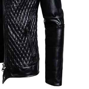 Chaqueta de cuero para hombre, hecha a mano, de grano completo, con textura natural, alta durabilidad y acabado artesanal profesional. - Product Image 6