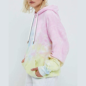 Sudaderas con capucha coloridas impresas por sublimación con cordón de manga larga para mujer, Sudadera con capucha transpirable anti-pilling al por mayor de alta calidad - Product Image 5