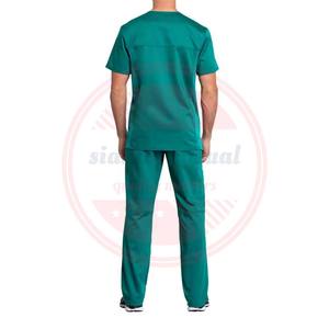 Top de media manga para hombre y pantalones para correr Hospital médico enfermería Scrub hombres mujeres Unisex enfermera uniformes Scrub Sets - Product Image 3