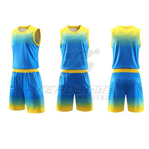 Diseña tu propio uniforme de baloncesto con logotipo de secado rápido y transpirable para el verano con precio al por mayor - Product Image 1