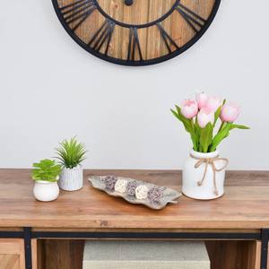 Plateau de service en métal en forme de feuille d'argent décoratif en aluminium, plat à bonbons, artisanat plaqué nickel, plateau décoratif - Product Image 3