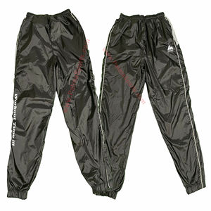 Vêtements de rue coupe-vent pantalon de pluie léger imperméable respirant imprimé Logo personnalisé unisexe été meilleure vente perte de forme - Product Image 1