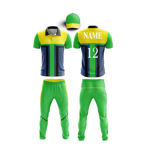 2024 vente en gros Logo d'équipe personnalisé et nom Cricket Jersey Sublimation impression vêtements Pakistan fournisseurs - Product Image 1