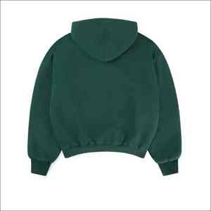 Sweat-shirt à capuche surdimensionné de haute qualité 500 g/m², logo personnalisé, uni, noir, lourd, coupe ample pour homme, unisexe - Product Image 6