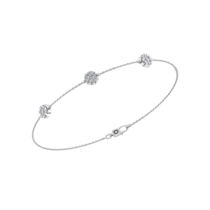 Pulsera de tenis de platino 950 de tendencia para mujer VVS Moissanite, joyería fina clásica en forma para bodas, fabricante OEM ODM - Product Image 1