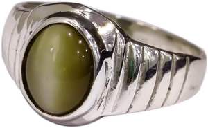 Anillo de Plata de Ley 925 con Piedra Lunar Gris Natural, Novedad, Piedra de Nacimiento de Junio, Regalo de Navidad, Joyería para Hombre, Venta al por Mayor - Product Image 3