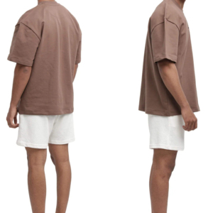 T-shirt en coton de qualité supérieure 2026 pour homme, personnalisable avec logo, impression sur mesure, t-shirts unis surdimensionnés - Product Image 5