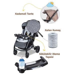 Babycare Combo Maxi Pro reversibili passeggino grigio