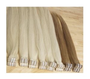 Extensiones de Cabello Liso Virgen Remy Vietnamita 100% al por Mayor, Doble Trama a Máquina, Blanqueadas, Cutícula Alineada, 100g, Hechas en Vietnam - Product Image 1