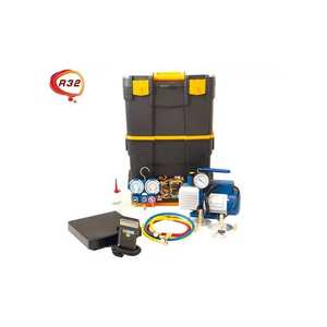 Kit de remplissage sous vide et sur chariot Tecnosystemi pour systèmes CVC, compatible <span class=keywords><strong>gaz</strong></span> R410A et <span class=keywords><strong>R32</strong></span> - Product Image 2