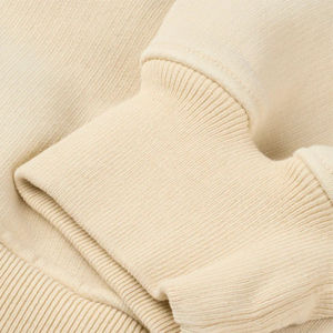 Sudadera de gran tamaño de mujer de color personalizado de alta calidad al por mayor diseño liso de cuello redondo con logotipo frontal para invierno - Product Image 3