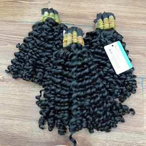Grande vente 2025 paquets de cheveux bruts cuticule aligné vapeur vague profonde Extensions de cheveux en vrac livraison directe en gros - Product Image 1