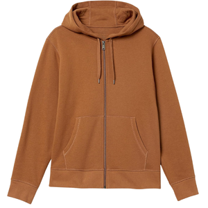 Sudadera de Invierno de Alta Calidad, 100% Algodón, con Estampado, Transpirable, Cómoda, Talla Grande, de Gran Gramaje, con Cierre Completo para Hombre - Product Image 4