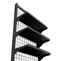 Gondole personnalisable de présentoirs légers à simple face d'Adong pour les Shelves-A28 de supermarché de magasins de détail