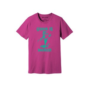 Camiseta de tela de algodón 100% con estampado de temas de fiesta 160-180 a GSM pesado 12 colores disponibles Personalice su propio diseño y colocación - Product Image 3
