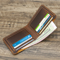 Dompet Kulit Bisnis Pria Personalisasi dengan Inisial Terukir Desain Prancis FD0000343 Buatan Prancis Grosir Massal