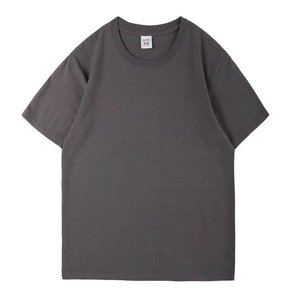 เสื้อยืดผ้าฝ้ายพิมพ์ลายสำหรับผู้ชายเสื้อยืดโอเวอร์ไซส์ธรรมดาพิมพ์โลโก้ได้ตามต้องการ - Product Image 5