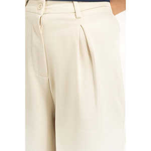 Pantalones de Pierna Ancha de Cintura Alta, Corte Regular, Estilo Casual WM-TRC-WS25-303, Tela Crepé Antiarrugas - Product Image 5