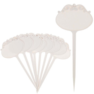 Reusable Plastic Plant <b>Seedlings</b> Markers 8pcs/Kit Labeling Tags - Product Image 1