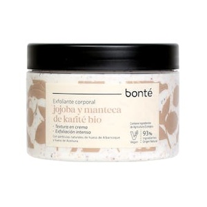 Gommage corporel au jojoba et au beurre de karité bio, Bont 300ml - Product Image 1