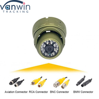 Caméra dôme étanche CCD 600TVL avec système de surveillance de véhicule IR PAL NTSC de 15m