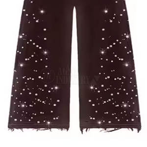 Survêtement pour homme avec strass, design personnalisé, contraste de couleurs, prix de gros, qualité supérieure - Product Image 6