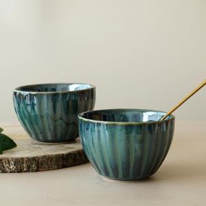 Tazones Apilables de Cerámica Ecológicos Pulidos para Desayuno, Decoración del Hogar, Color y Logotipo Personalizados - Product Image 1