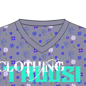 เสื้อยืดตาข่ายโอเวอร์ไซส์พิเศษ ลายโลโก้ด้านหน้า สไตล์บล็อกคอร์ ฮิปฮอป แร็พ ฟุตบอล ย้อนยุค แขนปกติ คอวี เสื้อเบสบอลผู้ชาย - Product Image 3