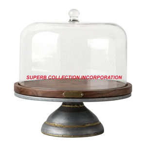 Support à gâteau en verre fait à la main Top vente et de haute qualité - Product Image 4