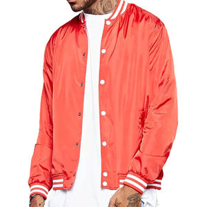 Chaqueta Bomber de Lona y Poliéster de Alta Calidad, Personalizada, con Color Sólido, Impermeable y Transpirable, Diseño Único para Hombre - Product Image 6