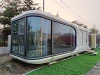 Maison capsule spatiale préfabriquée modulaire moderne, étanche, détachable, mobile, petite maison pour hôtel, villa, séjour en famille
